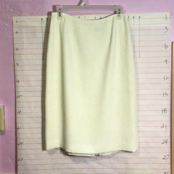 LE SUIT woman’s skirt sz 8 WHITE - Picture 8 of 8